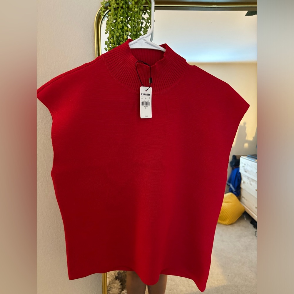 Express red sweater blouse - Tags attached